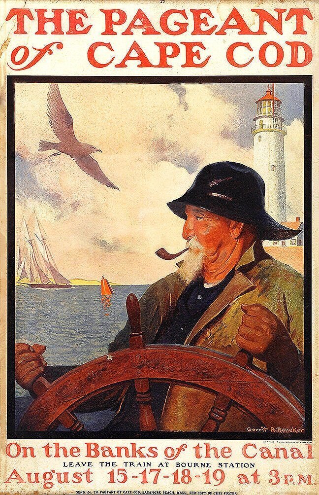 Pageant-of-Cape-Cod-vintage-travel-poster-museum-outlets