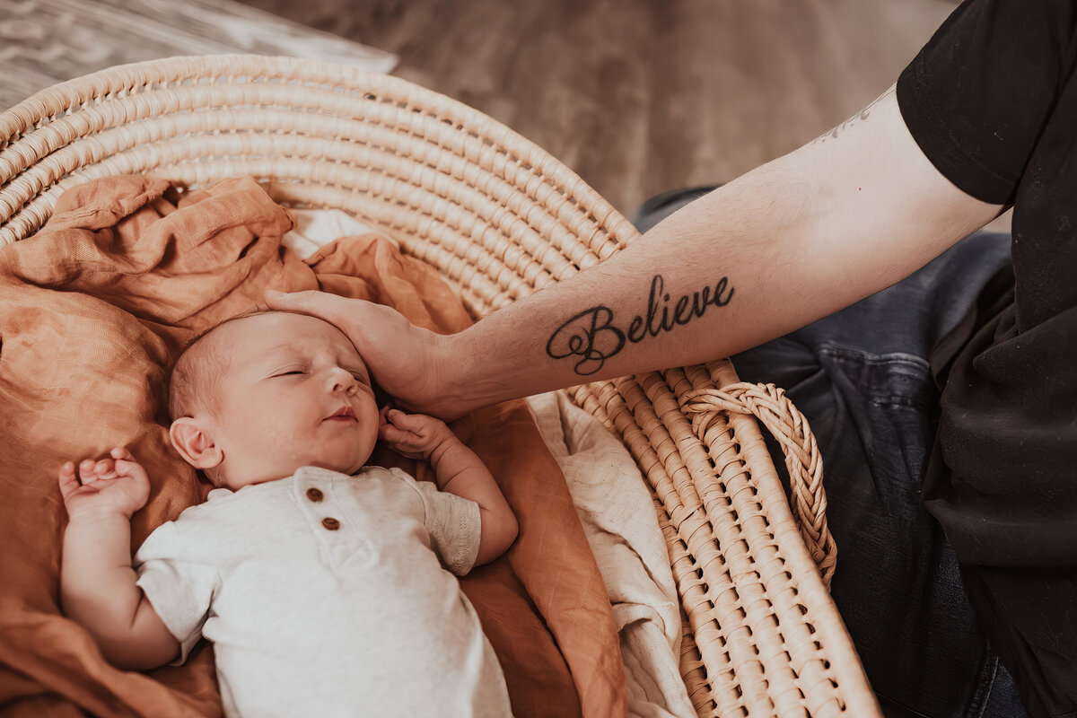 baby in basket