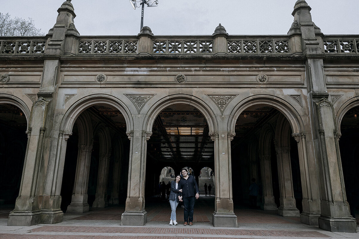 Mira Park Photography NY based wedding photographer Wedding proposal and engagement portrait in Central Park, NY