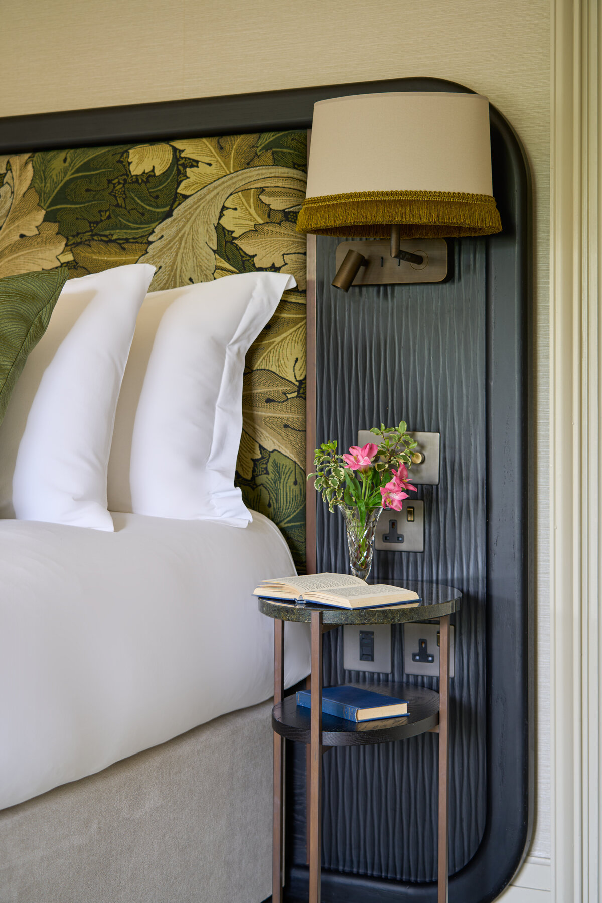 Waterstone - Townhouse on the Green - Dublin - Luxury Boutique Hotel - Room Headboard Detail Full Res