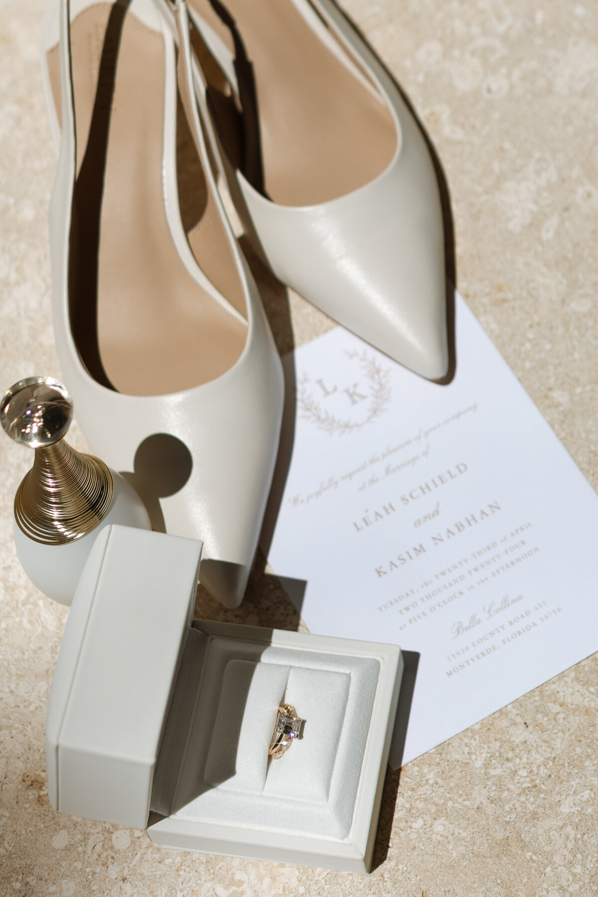 wedding day details captured by The Deans Photo