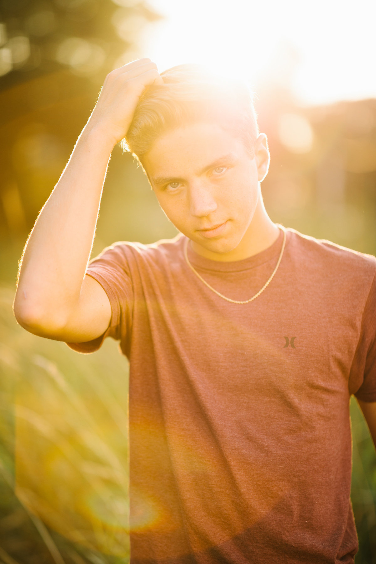 Forest-Lake-Summer-Senior-Portraits-Session-5