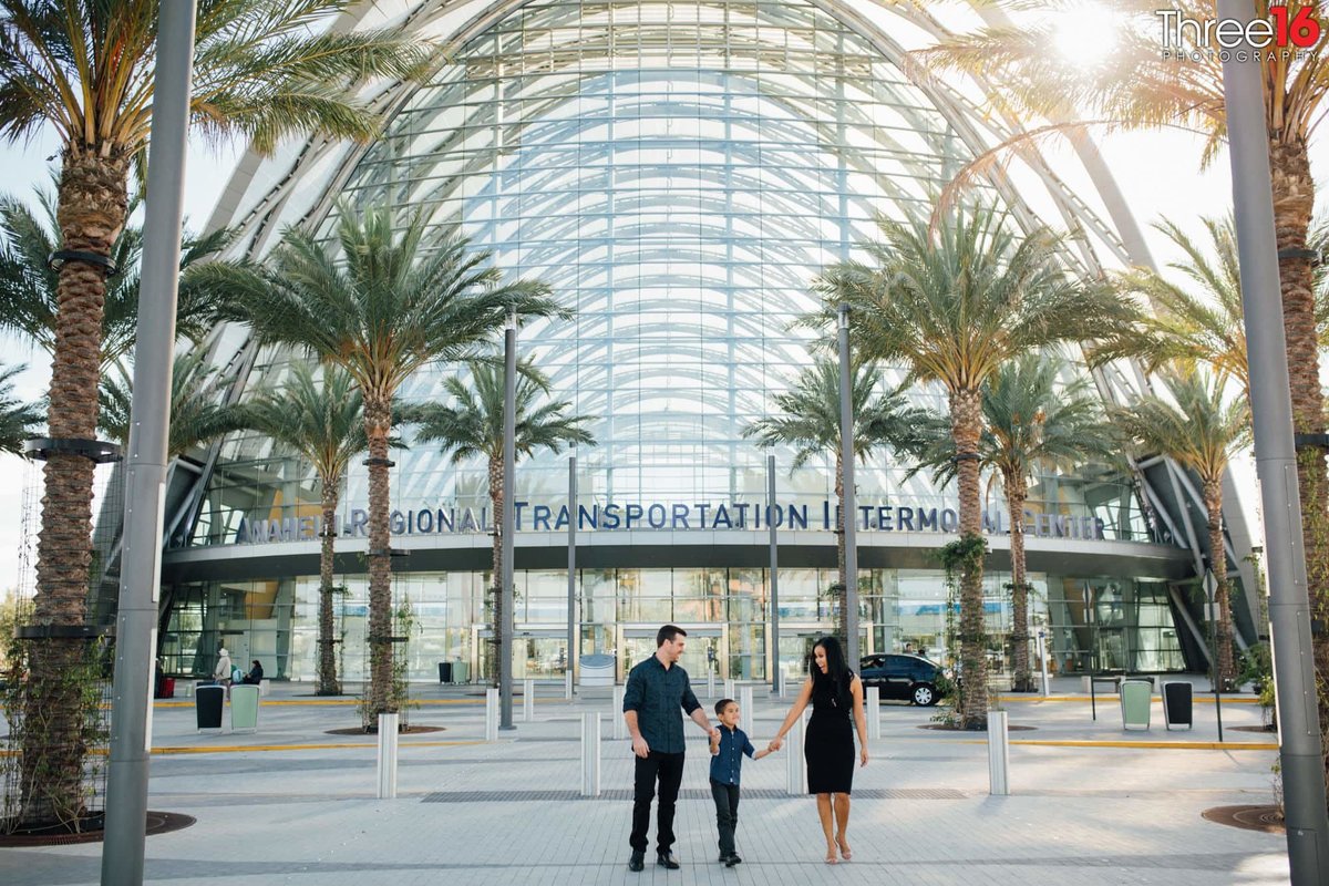 ARTIC Train Station Urban Family Session Anaheim Orange County Photography