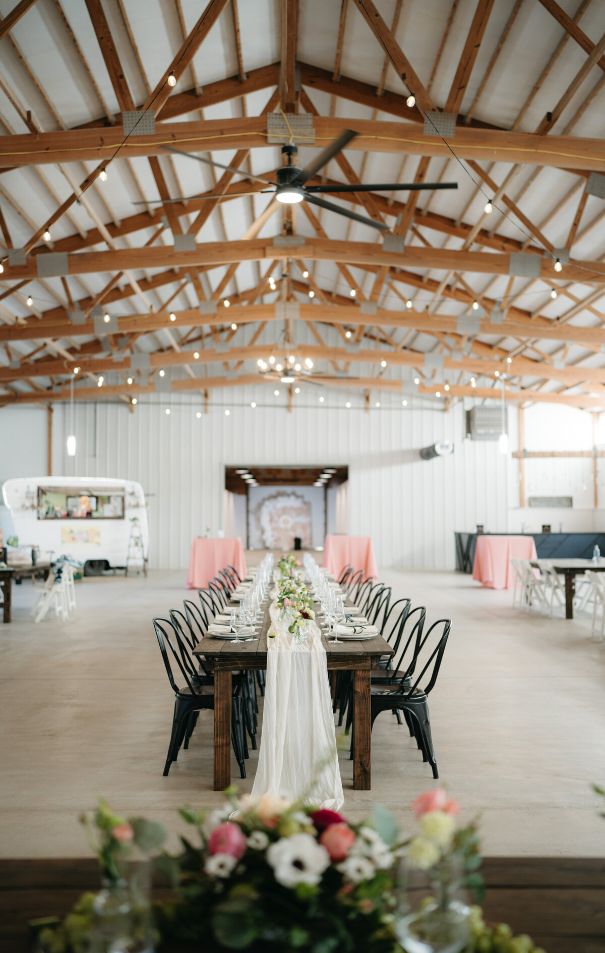 wedding venue banquet table