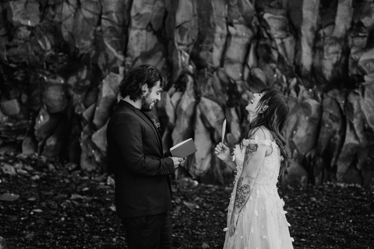 REYNISFJARA Iceland Elopement -28