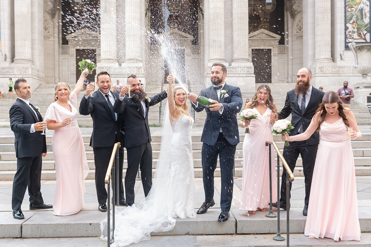 Lena and Peter_bridal party2