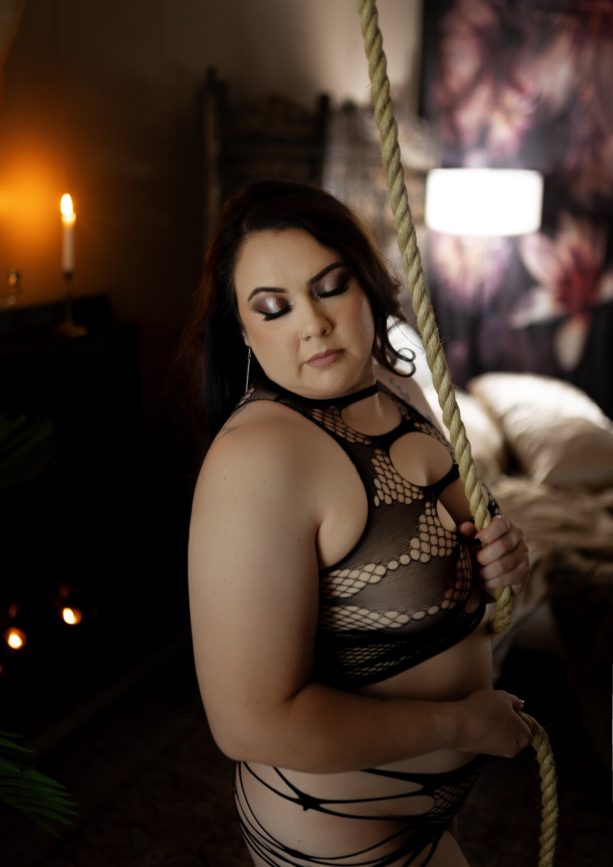 rope set, boudoir session