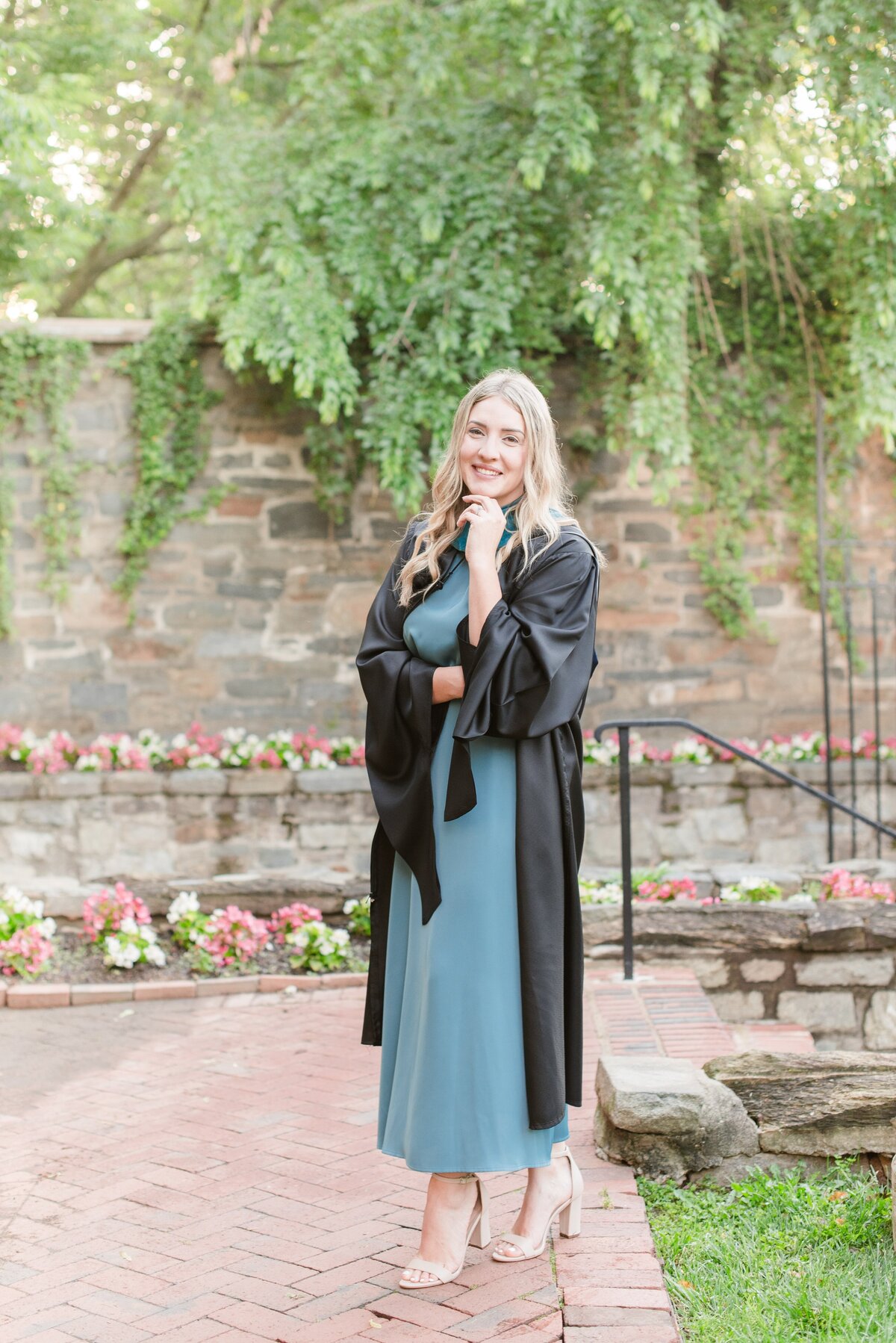 gw campus graduation session female