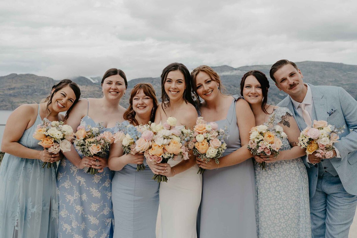 Bride-and-Bridesmaid-in-Powder-Blue-Okanagan-Wedding