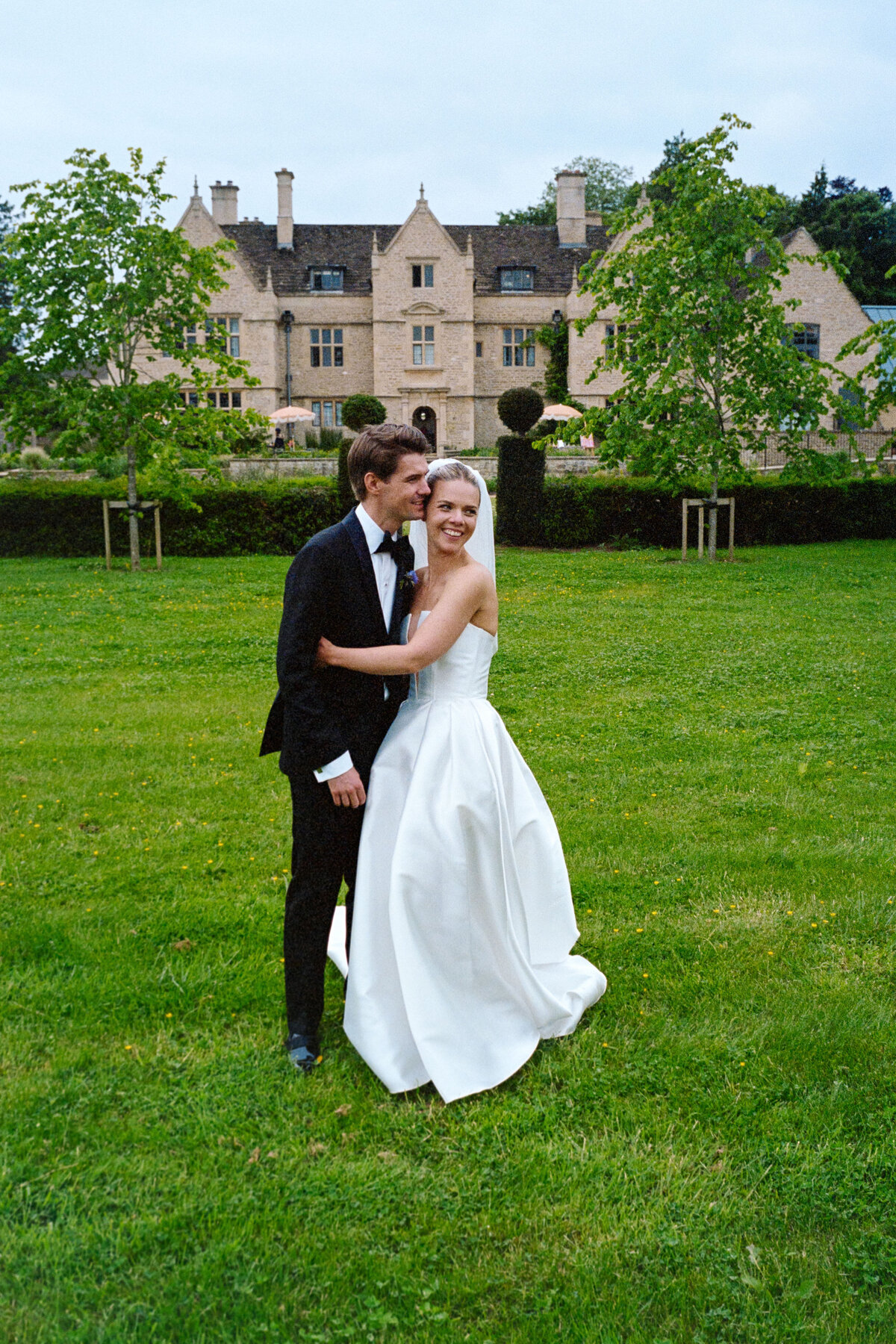 Couple portraits at Kin House captured on 35mm film