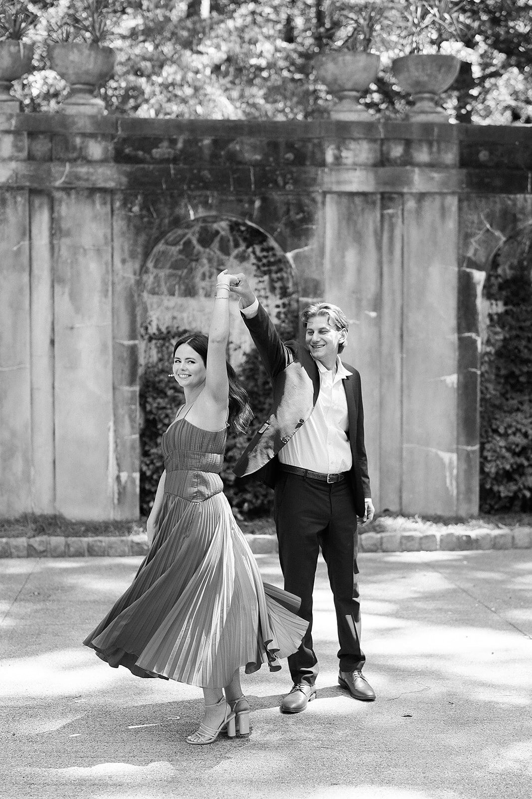 Atlanta-Swan-House-Engagement-Crystal-Photography-BW-4