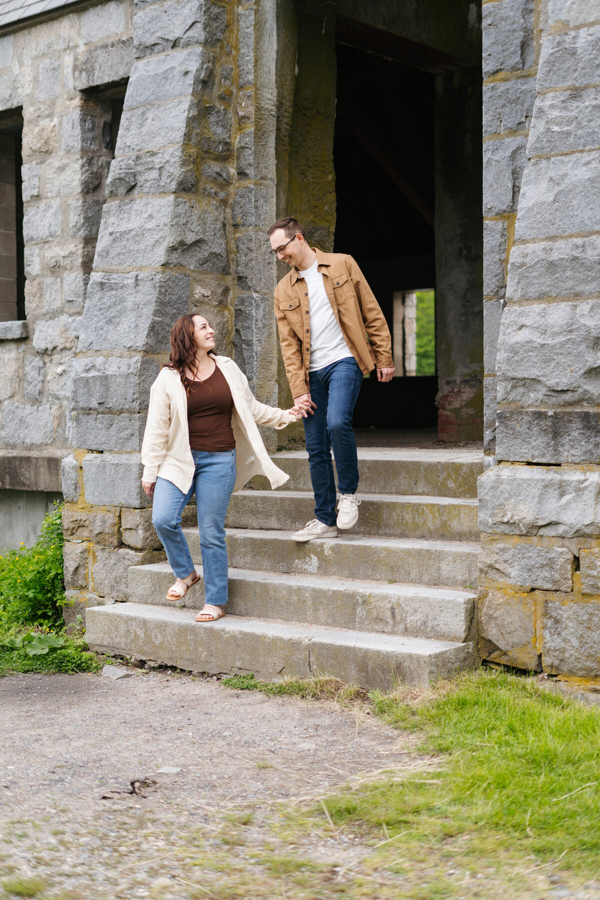 Couples engagement photos in Boston, MA 
