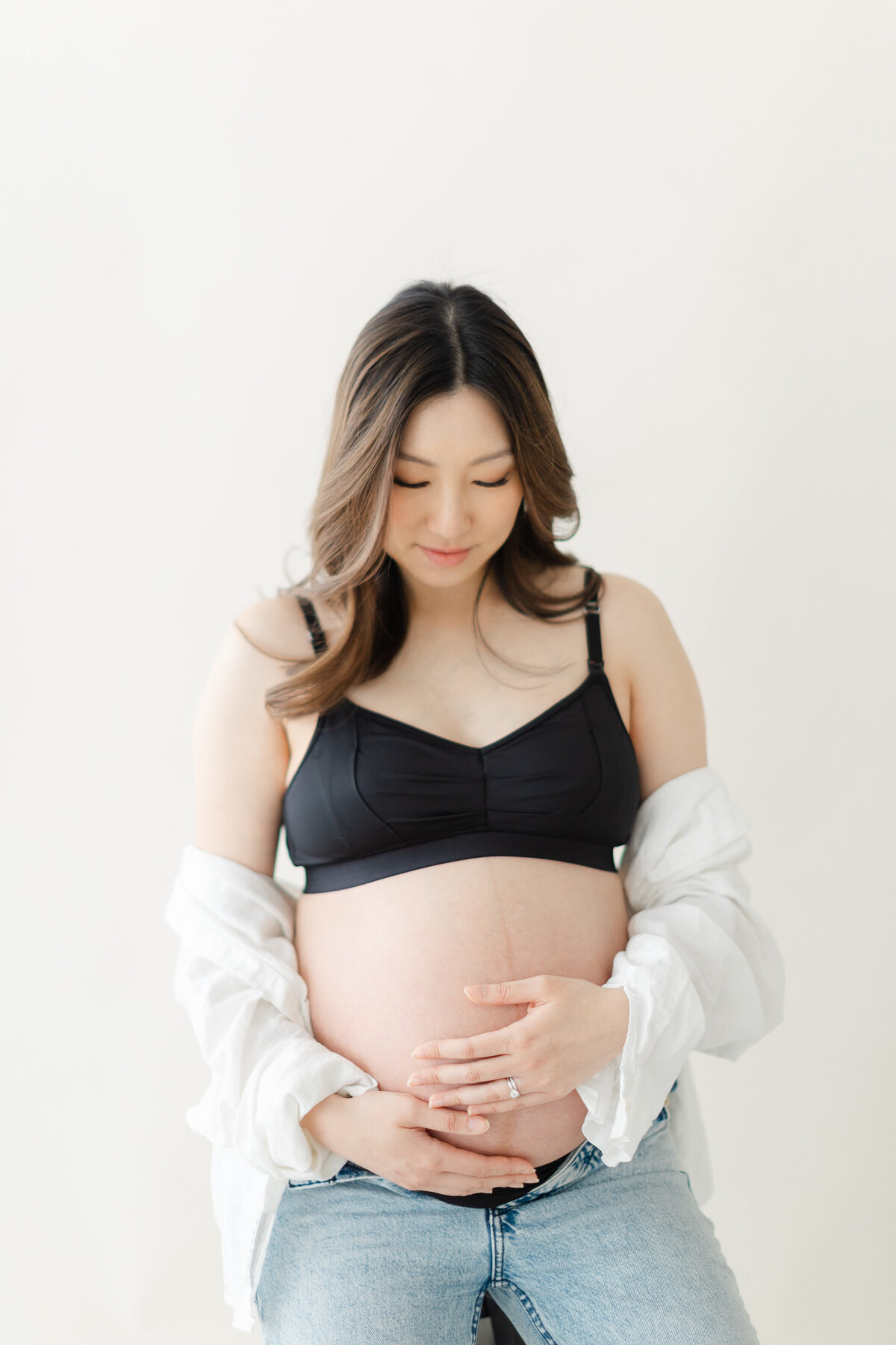 Maternity portrait session at Philadelphia photography studio - 13