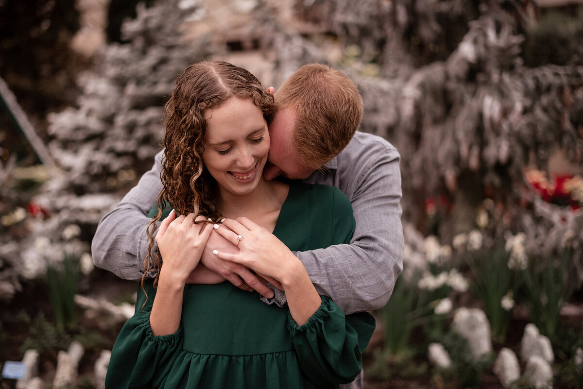 holiday engagement photo session proposal