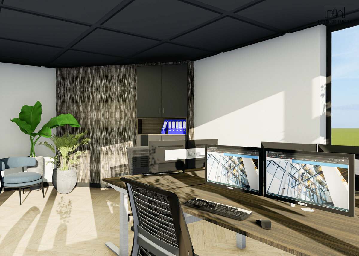 Interieurontwerp Woerden, Interieuradvies Woerden, Badkamer Woerden, Badkamerontwerp Woerden, Kantoorinrichting Woerden. Kantoor Woerden, Plantenwand Woerden