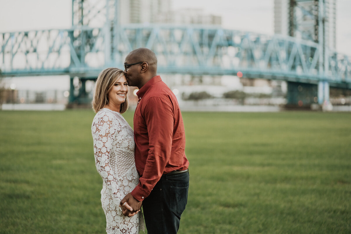 multiracial couple in downtown jacksonville