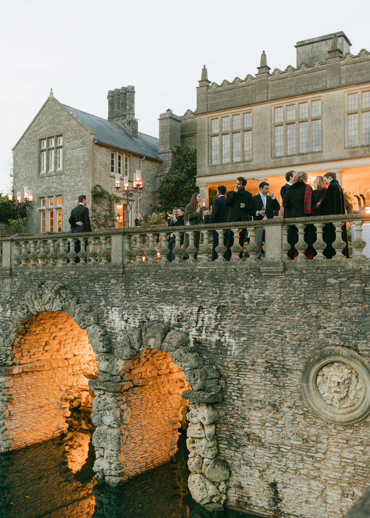 chloe-lowe-wedding-euridge-manor-cotswolds-terrace-reception-guests