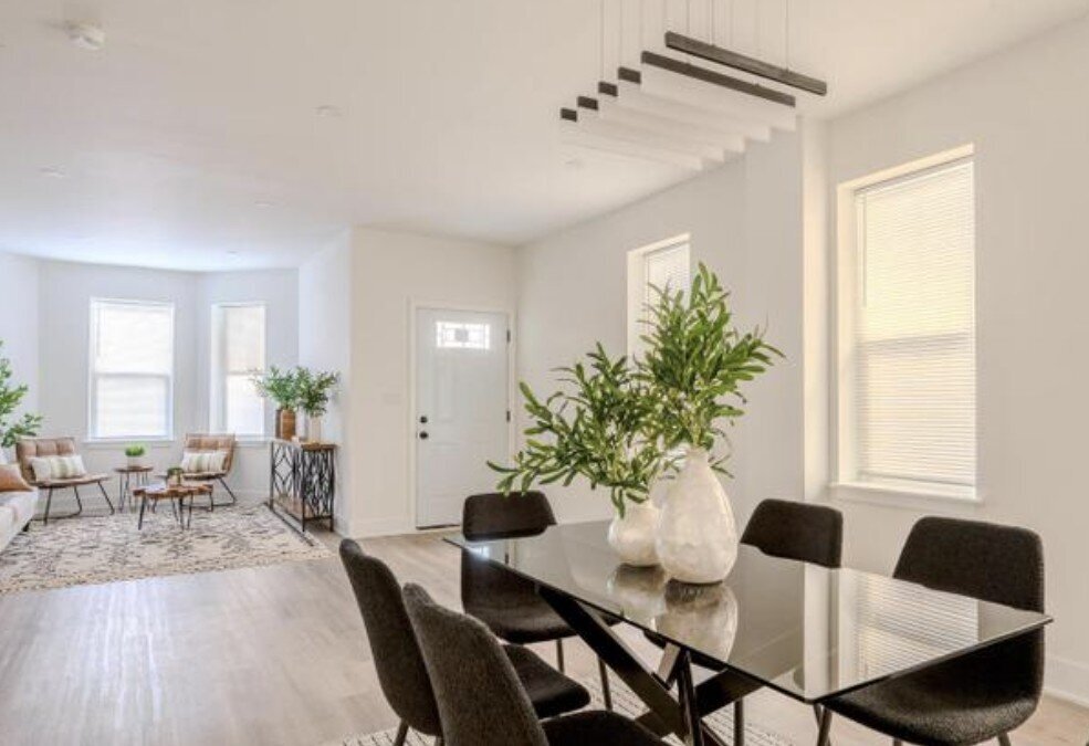 Kelly DeTommaso Vacant Home Staging Germantown PA Dining Room 2