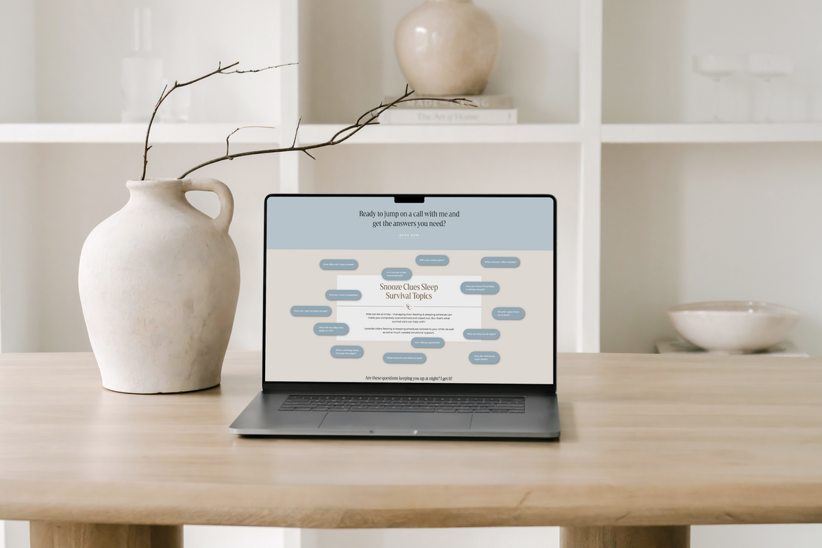 Snooze-Clues-Desktop-Website-Design-Newborn-Sleep-Coach