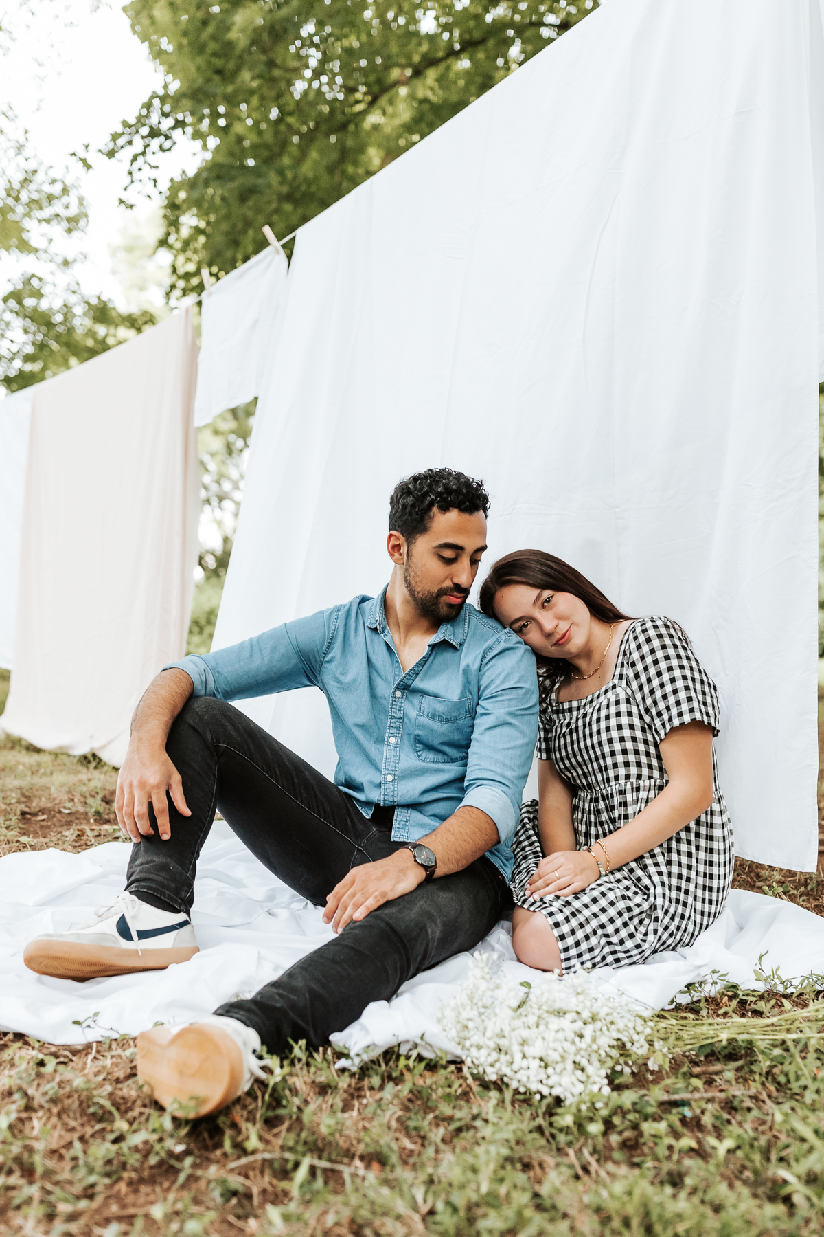 Clothesline Couples Session | Knoxville, TN | Carly Crawford Photography | Knoxville and East Tennessee Wedding, Couples, and Portrait Photographer-246095