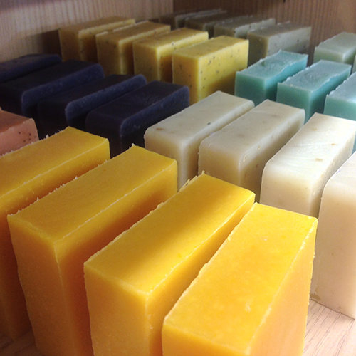 cold process soap bars