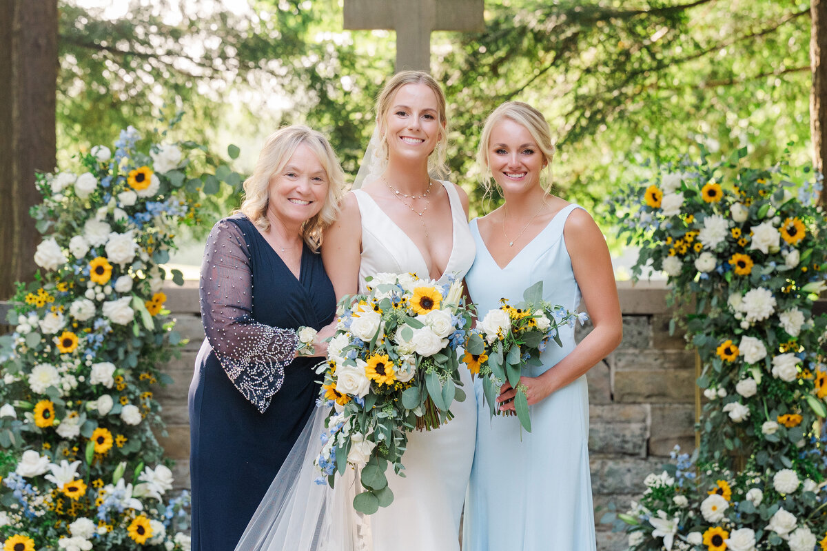 camp konokwee wedding chapel picture of mom bride sister