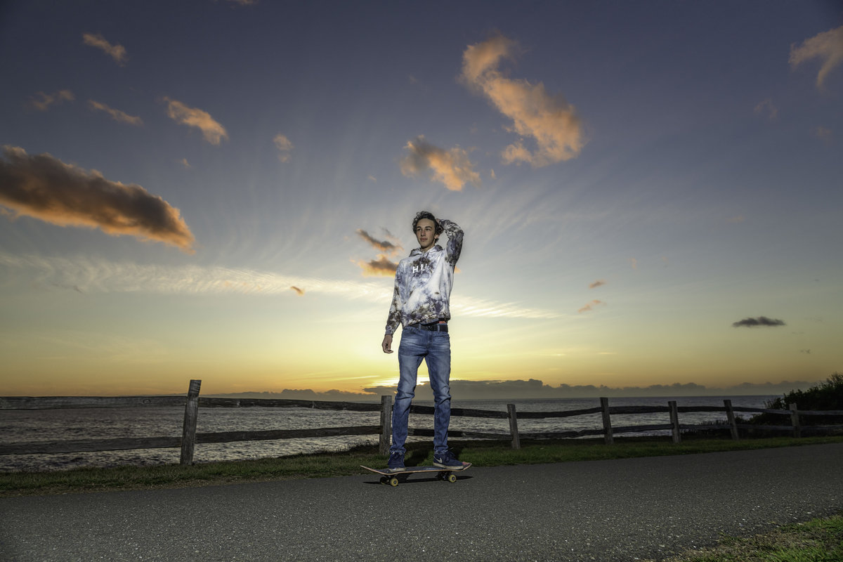 Redway-California-senior-portrait-photographer-Parky's-Pics-PhotographyHumboldt-County--Shelter-Cove-Black-Sands-Beach-sunset-skateboard-2.jpg