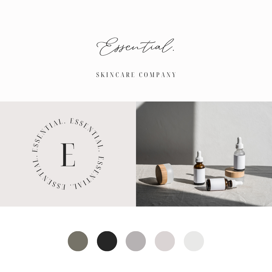 Sandy Neutral Branding Guideline Mood Board Instagram Post