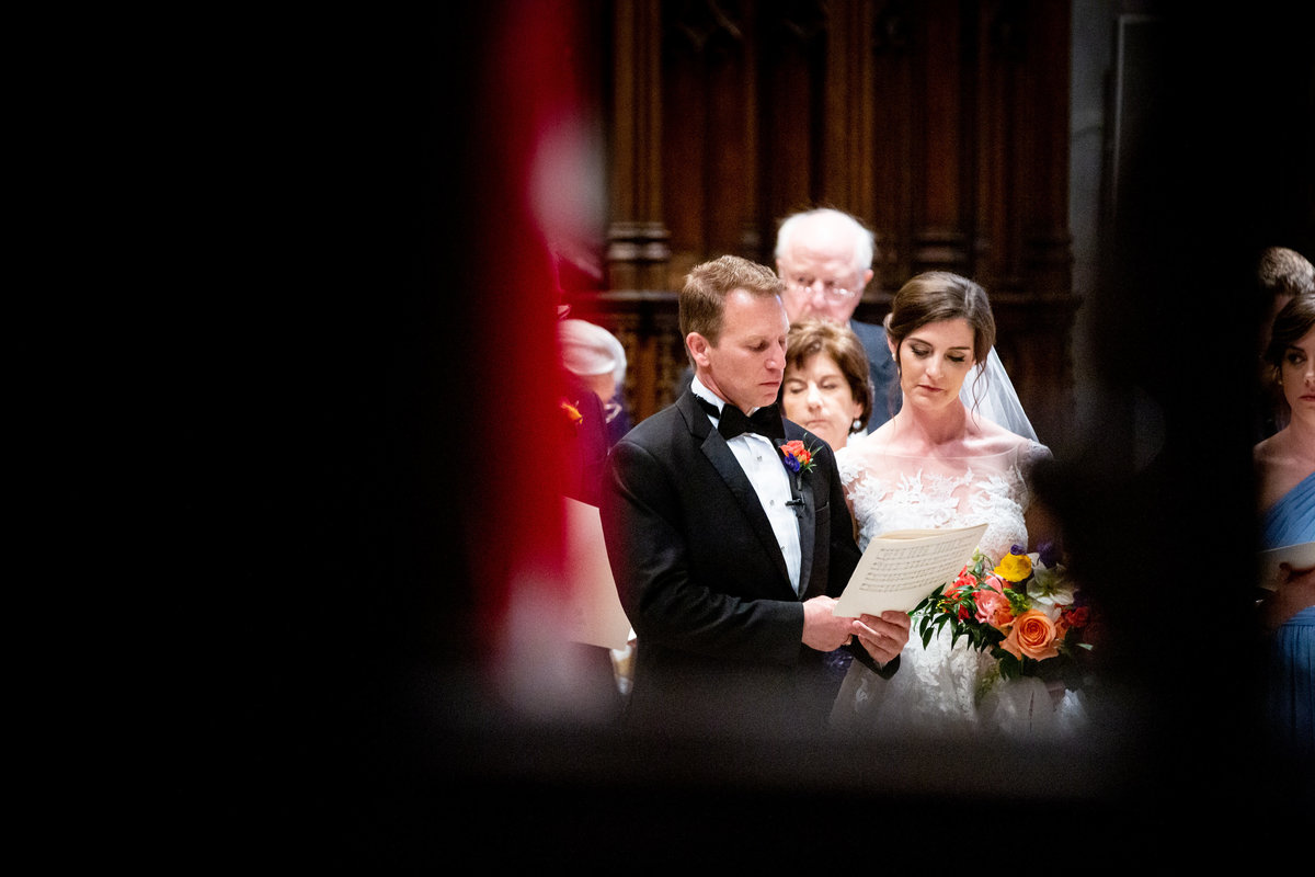 Washington National Cathedral wedding ceremony
