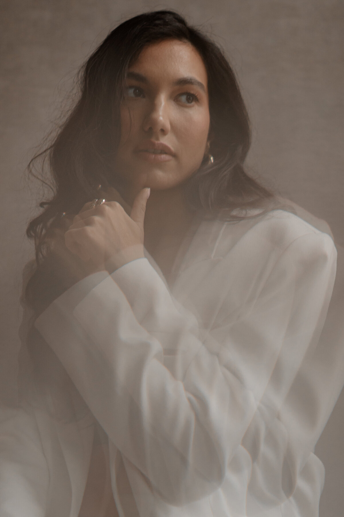 Empowerment photo with a modern, editorial twist and luxurious details