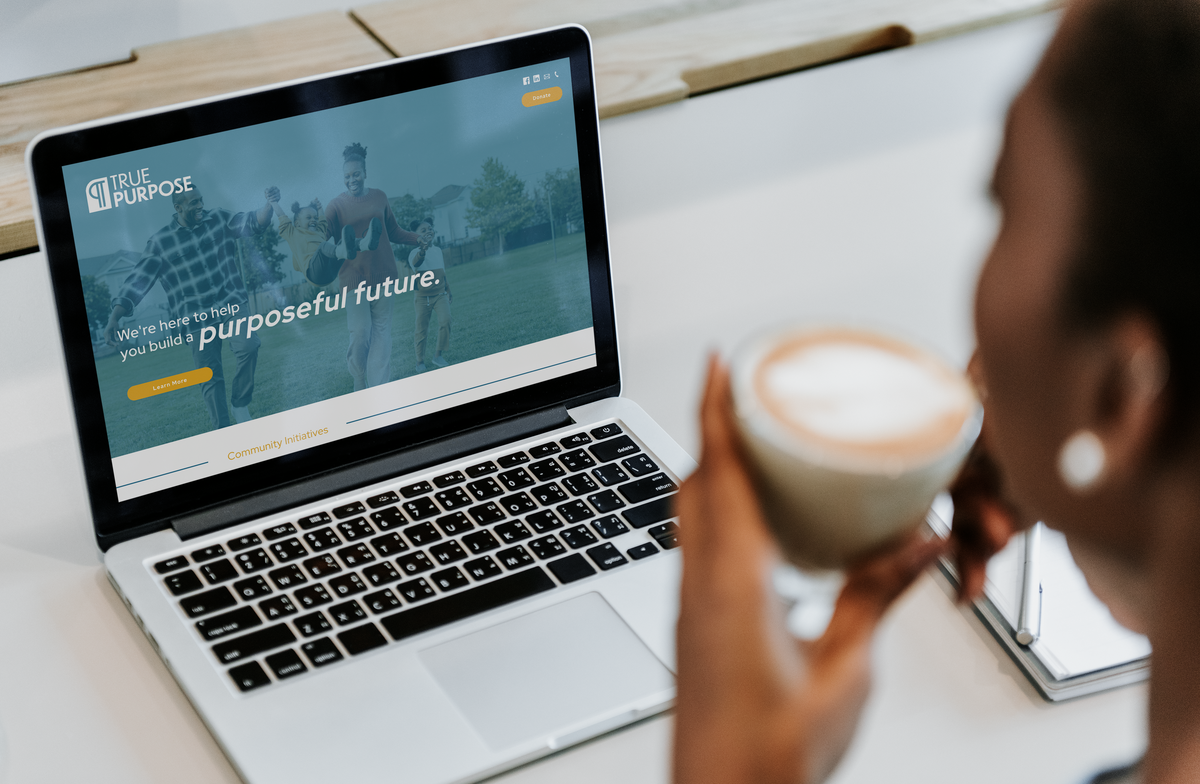 True Purpose Website Mockup