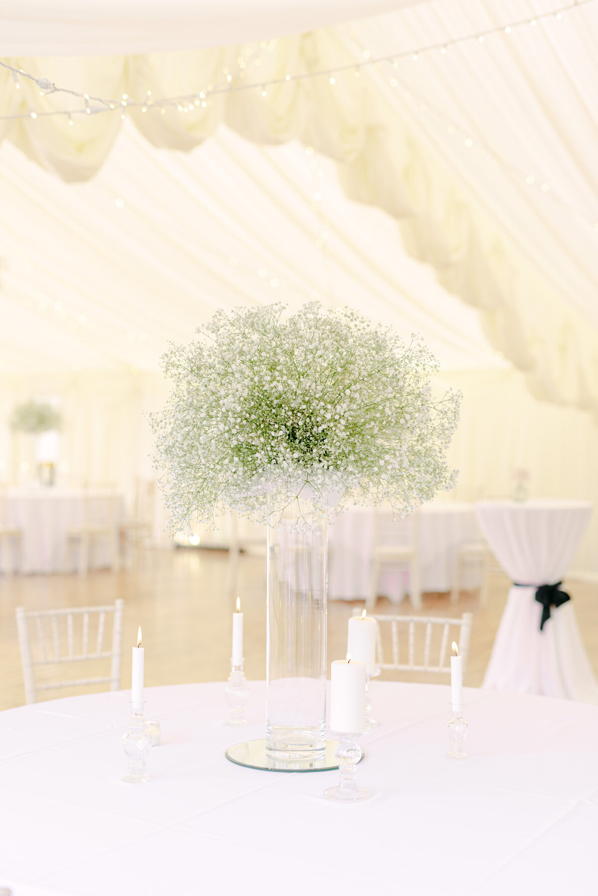 Minimalist wedding styling Ballogie House wedding Scotland