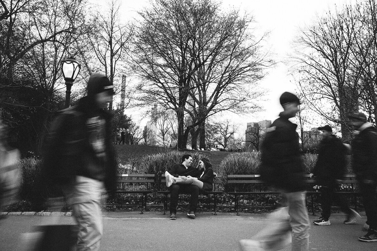 Mira Park Photography NY based wedding photographer Wedding proposal and engagement portrait in Central Park, NY