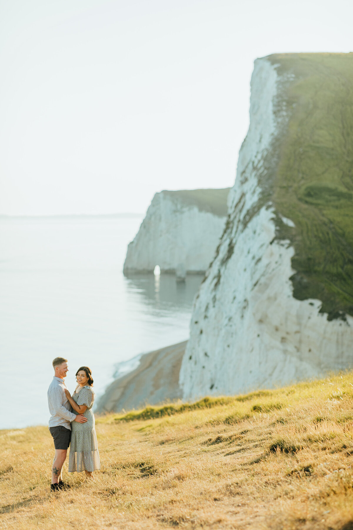 Durdle Door Engagement Photoshoot - Dorset Wedding Photographer, Aimee Joy Photography-23