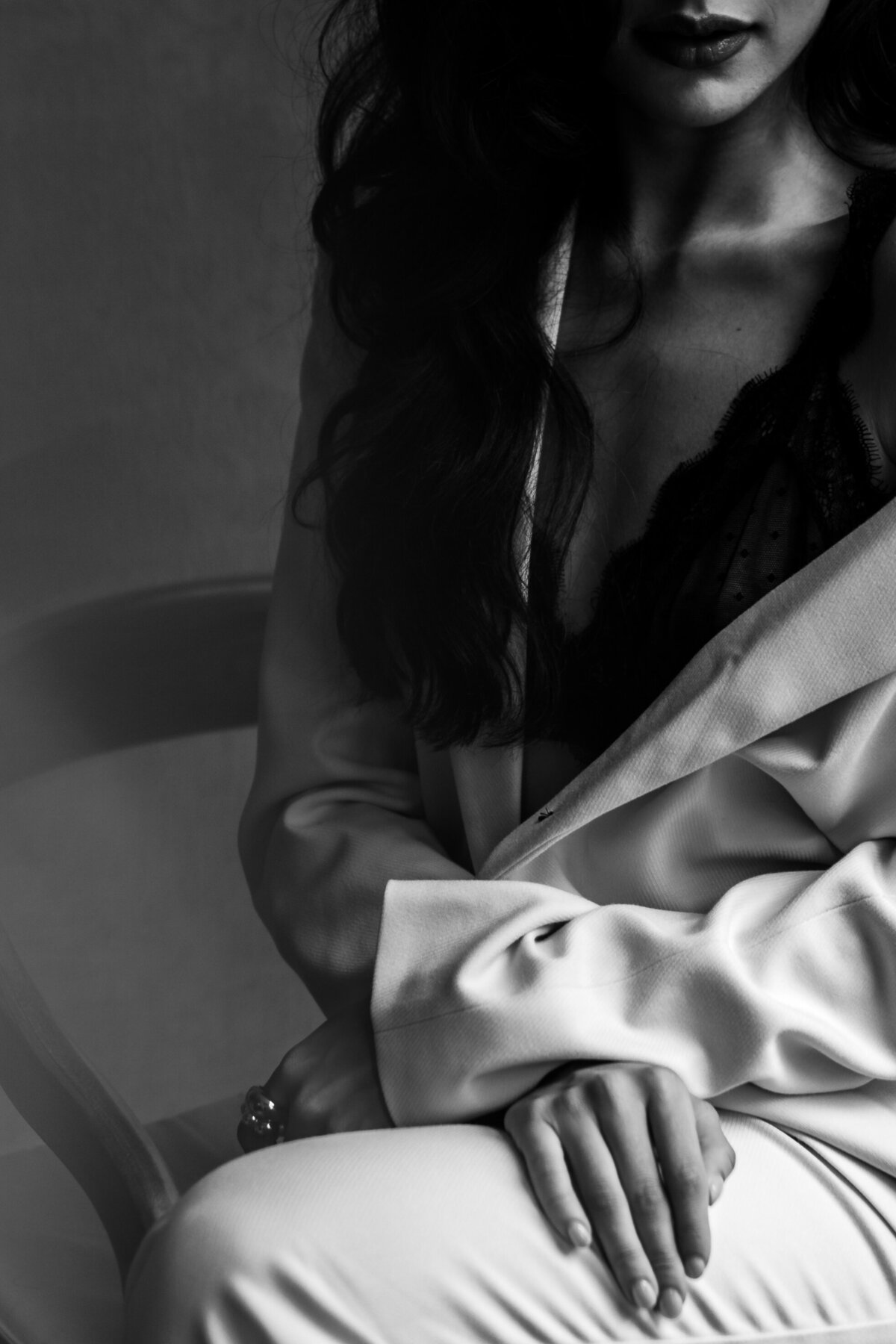 Artistic fine art portrait exuding sophistication and strength