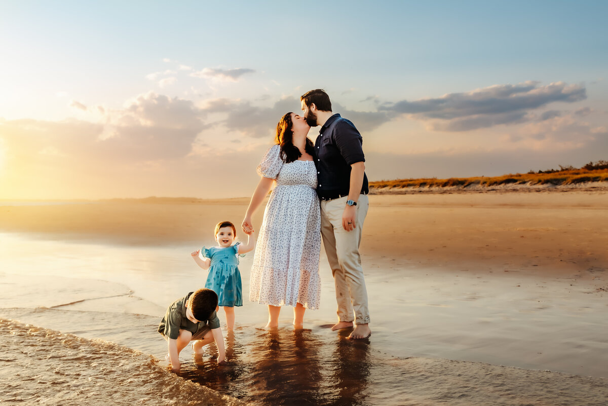 Family portraits in field dreams Brisbane
