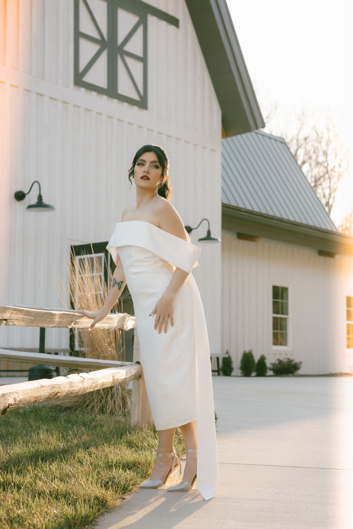 Filmy Outdoor Barn Elopement - Stacey Vandas Photography 20-2