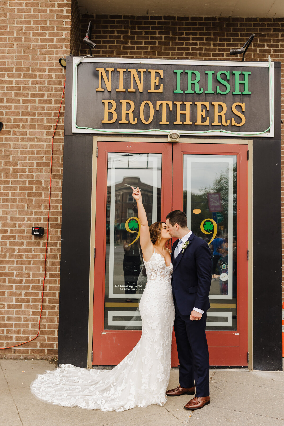 Couple in front off Bar