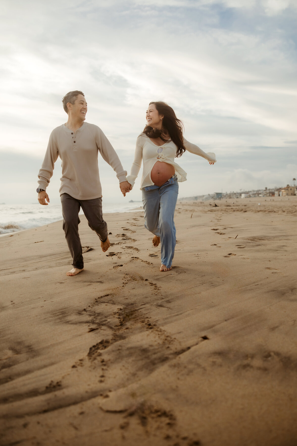 LA Beach Maternity Photography 49