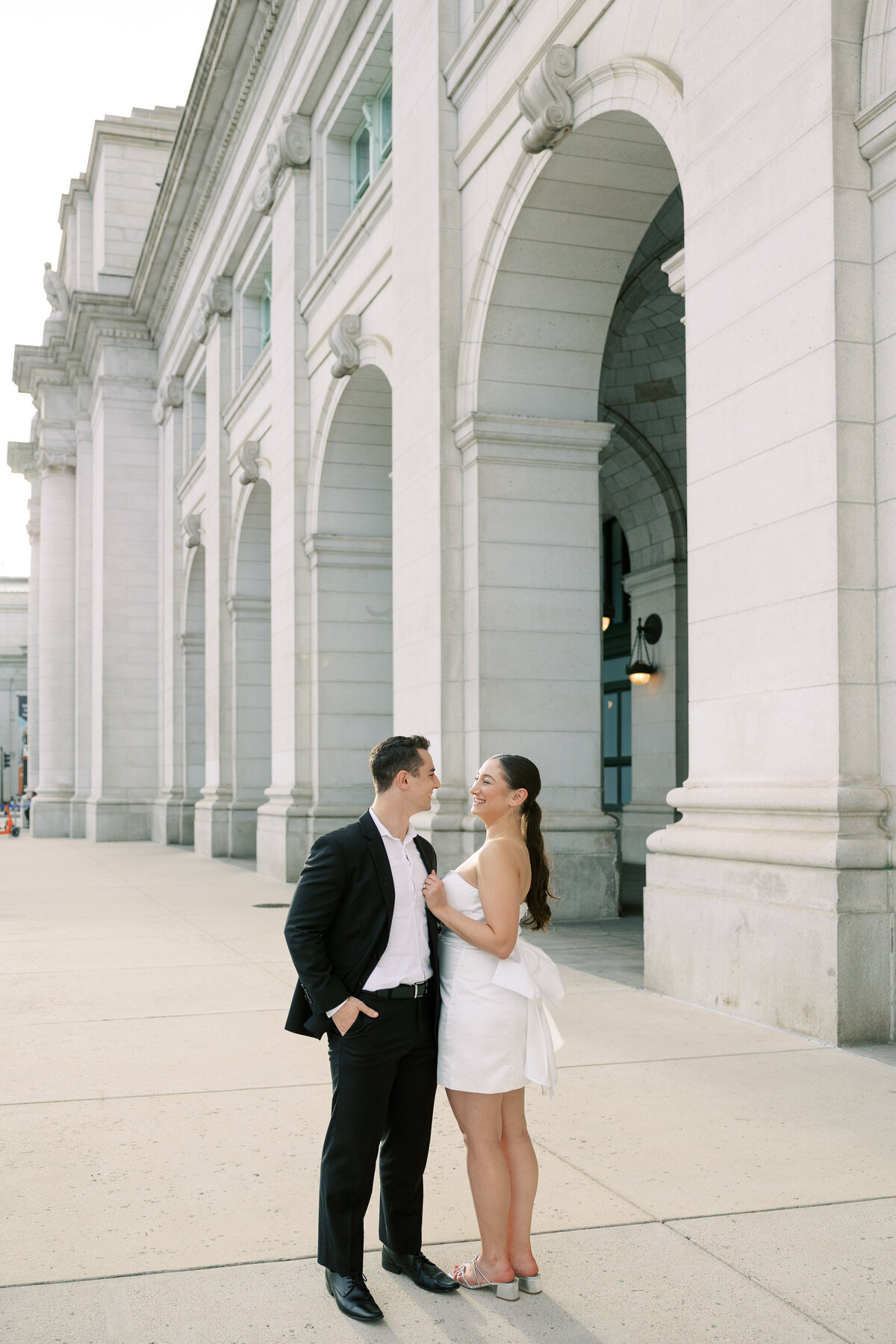 Alexa  Kyle DC Union Station Engagement Session_DC Wedding Photographers_0021