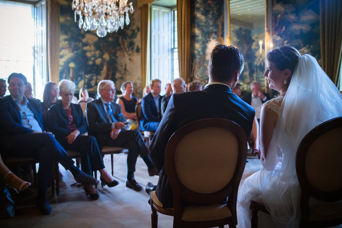 bruidsfotografie ceremonie Zuylen