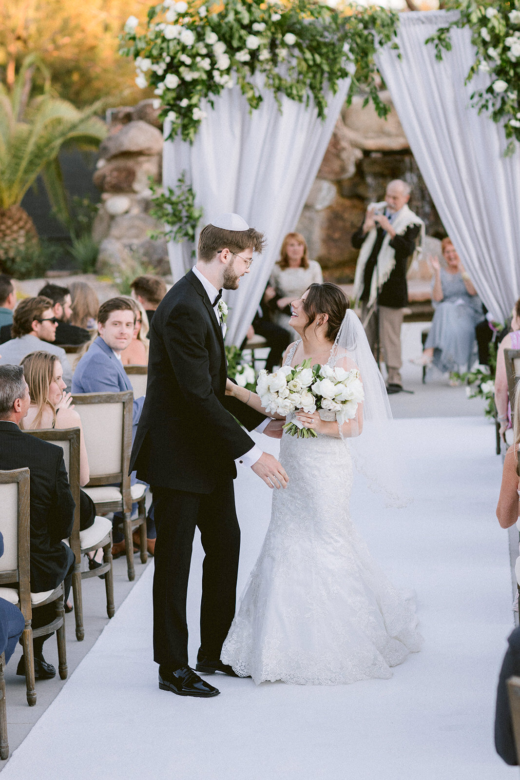 Soft and Romantic Wedding at Lotus House in Las Vegas - 46