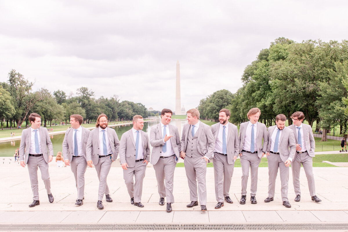 A couple at their Catholic wedding in Washington D.C. by Jennifer Marie Studios, best Atlanta wedding photographer.