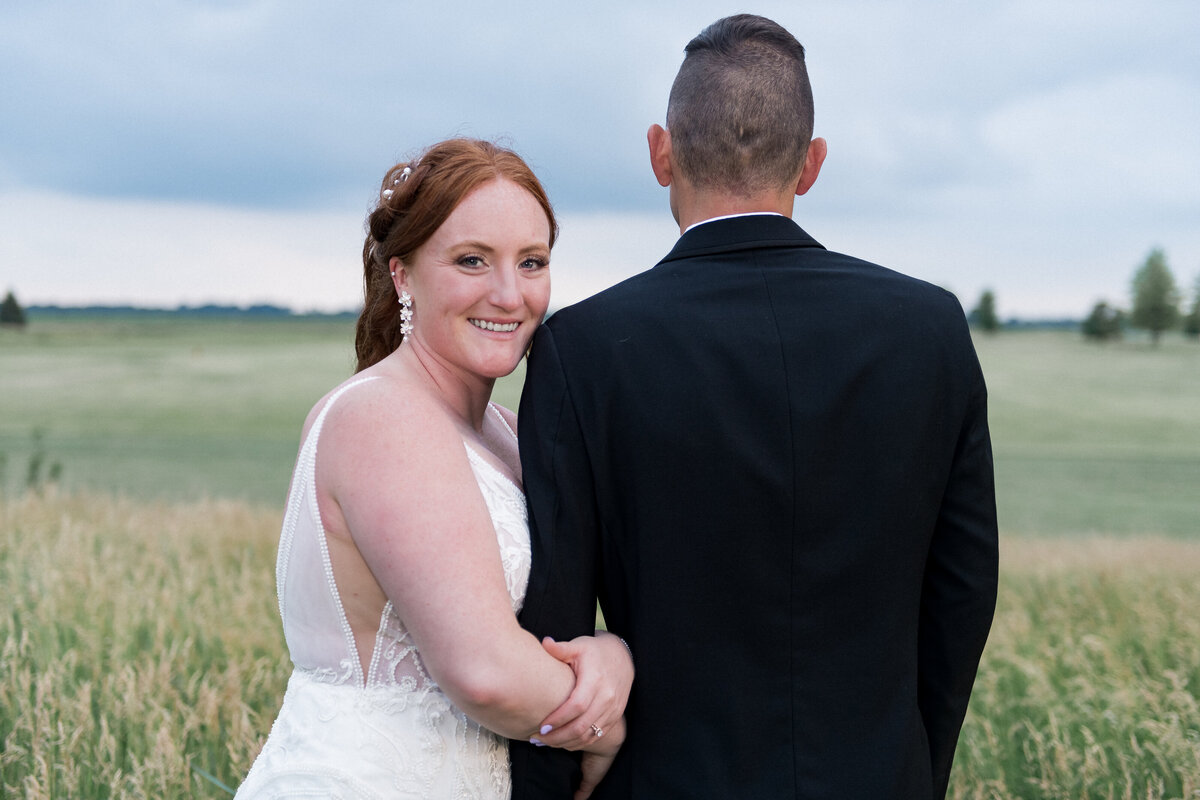 Emotional wedding vows close-up