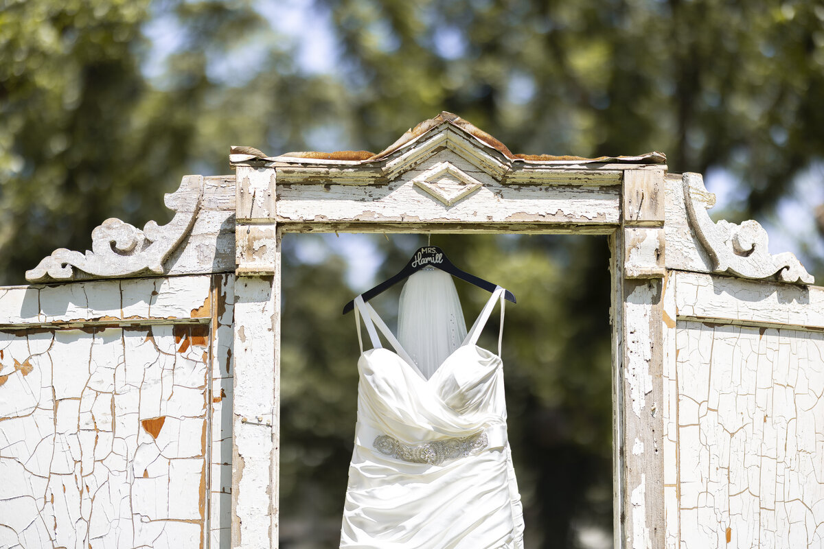 Elegant table settings for wedding reception