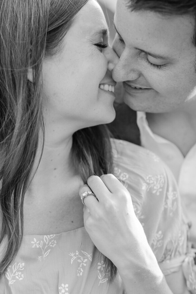 ENP - Historic Downtown Engagement Session and floral engagement outfit inspiration - Atlanta Wedding Photographer - Light and Airy Film Wedding Photographers in GA-17