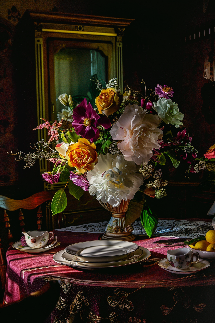 lauriehill_06679_a_hype_realistic_photo_of_a_regency_era_bouq_02740e80-595a-4679-a129-c8ee32c6a029_0