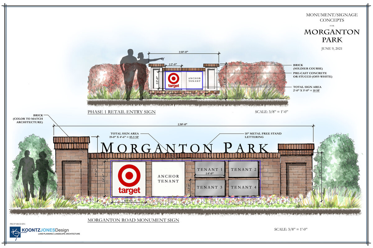 Morganton Park Sign
