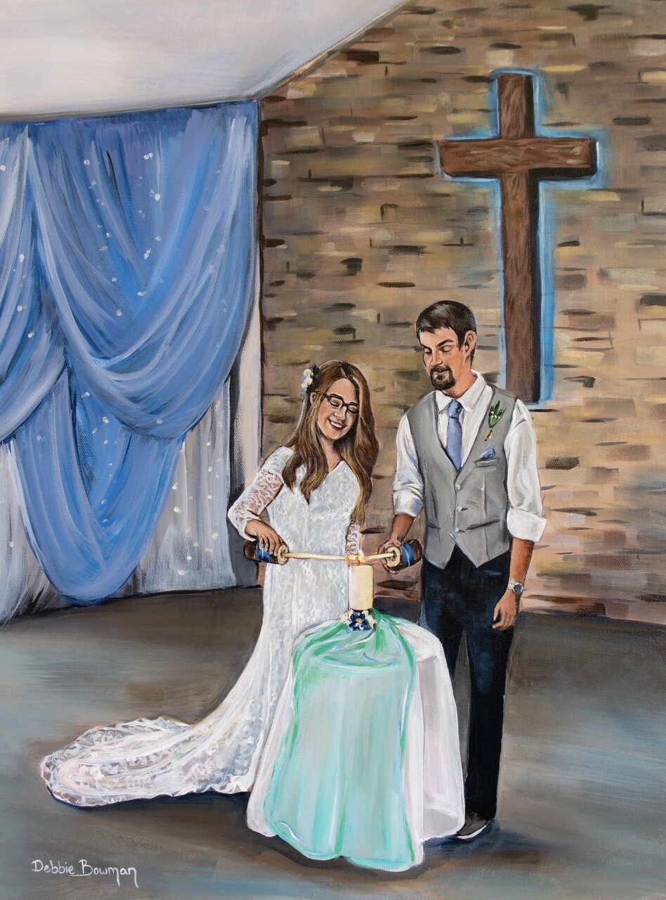 South Dakota live wedding painter