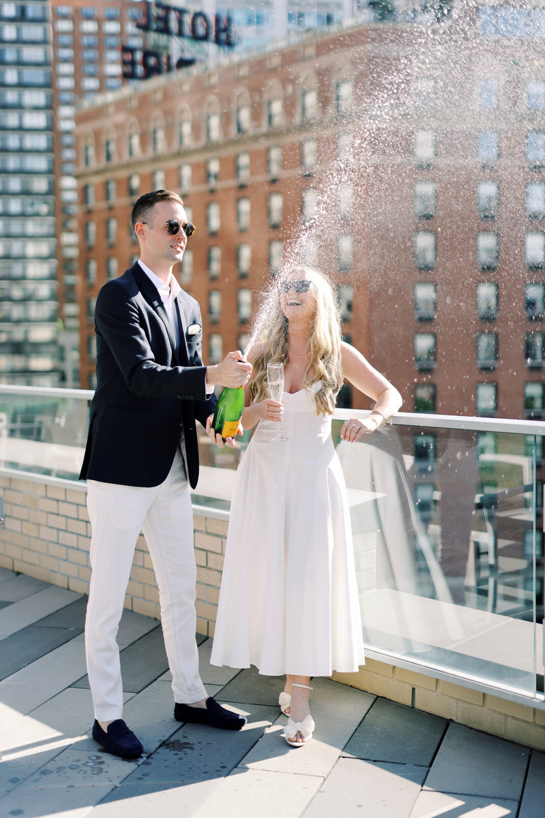 Chic New York City Engagement Session 12